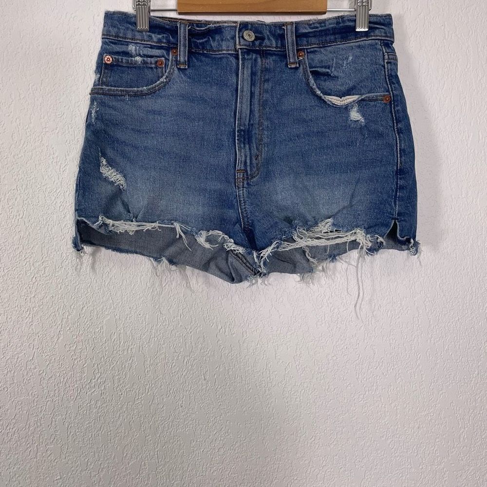 Abercrombie & Fitch The Cutoff High Rise Jean Shorts‎ size 28